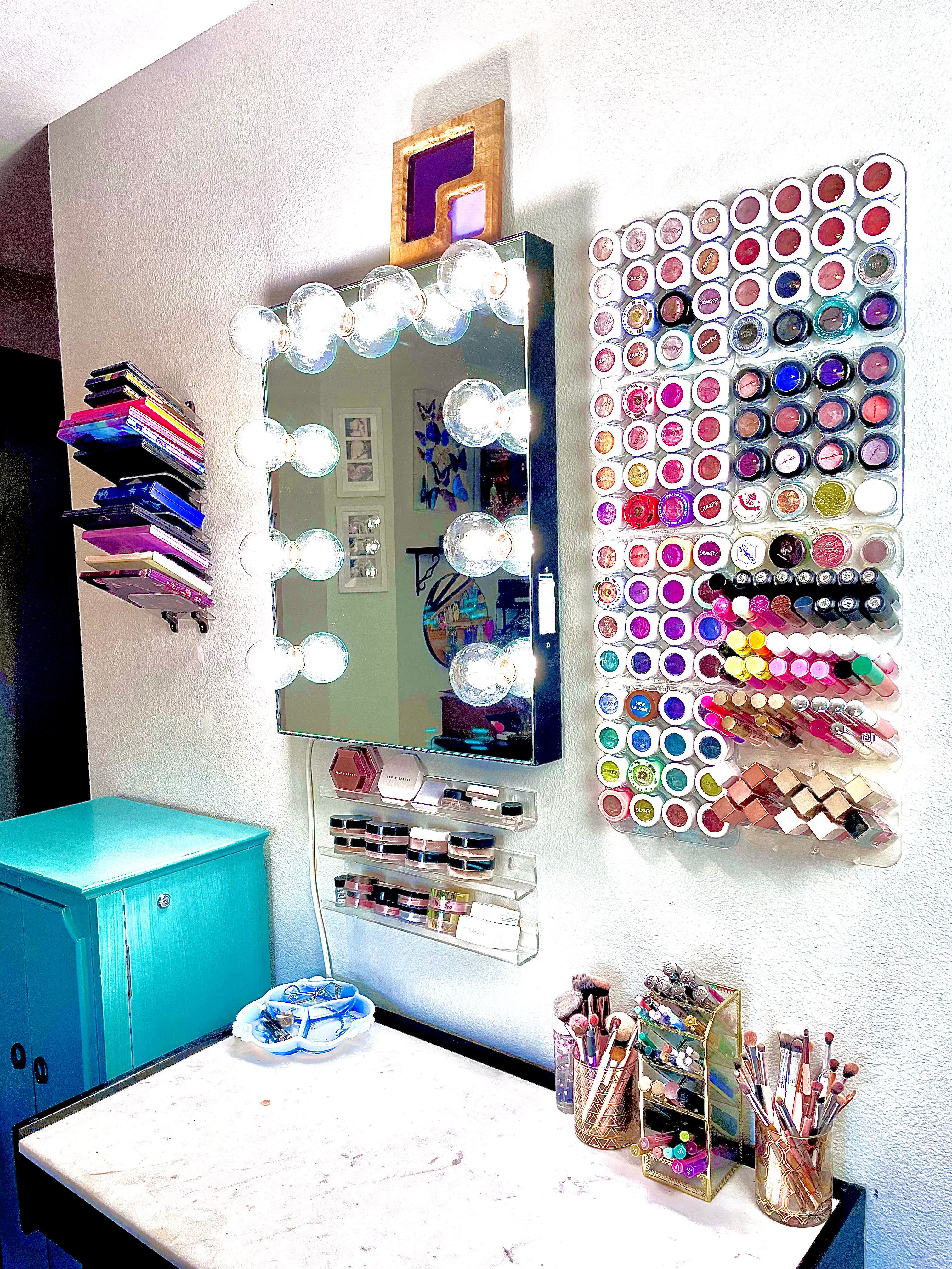 Makeup is art, your face is the canvas, and your vanity is your studio - it should be inspiring.